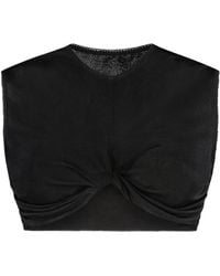 Anna October - Technical Fabric Crop Top - Lyst