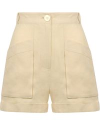 LeKasha - Ashraf Linen Shorts - Lyst