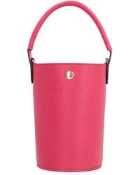Longchamp - Mini Leather Bucket Handbag - Lyst