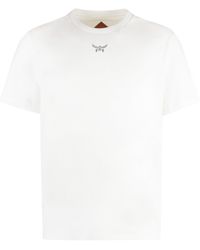 MCM - Cotton Crew-Neck T-Shirt - Lyst