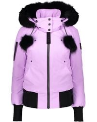 Moose Knuckles - Hooded Padded Bomber Jacket - Lyst