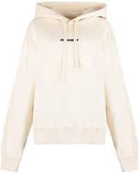Jil Sander - Cotton Hoodie - Lyst