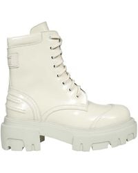 MSGM - Lace-Up Ankle Boots - Lyst