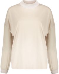 Herno - Crew-Neck Blouse - Lyst