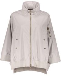 Moorer - Techno Fabric Cape-Coat - Lyst