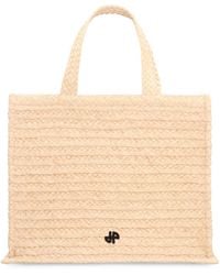 Patou - Woven Raffia Tote Handbag - Lyst