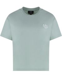 A.P.C. - Rue Madame Cotton Crew-Neck T-Shirt - Lyst