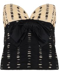 Valentino Garavani - Plusdepois Print Chiffon Top - Lyst