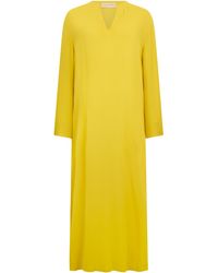 Valentino Garavani - Long Elegant Dress With Long Sleeves - Lyst