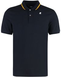 K-Way - Cotton-Pique Polo Shirt - Lyst