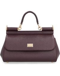 Dolce & Gabbana - Sicily Medium Leather Handbag - Lyst