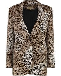 Michael Kors - Single-Breasted Two-Button Blazer - Lyst