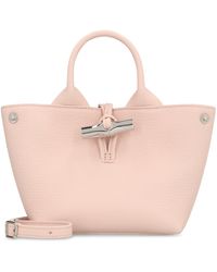 Longchamp - Le Roseau Xs Leather Handbag - Lyst