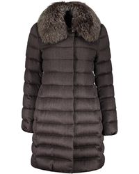 Moorer - Zip And Snap Button Fastening Down Jacket - Lyst