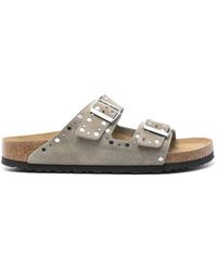 Birkenstock - Arizona Suede Leather Sandals - Lyst