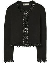 Tory Burch - Wool Cardigan - Lyst