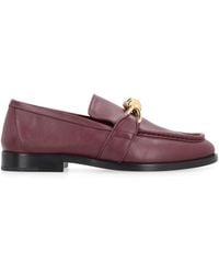 Bottega Veneta - Mud Leather Loafers - Lyst