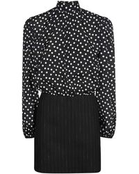 MSGM - Polka-Dot Mini-Dress - Lyst