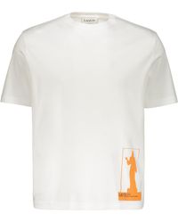 Lanvin - Logo Print T-Shirt - Lyst