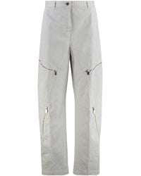 Pinko - Sere Nere Cotton Trousers - Lyst