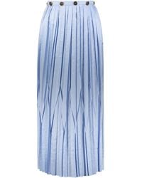 Ferragamo - Pleated Skirt - Lyst