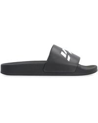 Vetements - Logo Detail Rubber Slides - Lyst