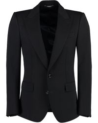 Dolce & Gabbana - Single-Breasted Wool Jacket Size 48 - Lyst