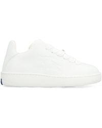 Burberry - Box Leather Sneaker - Lyst