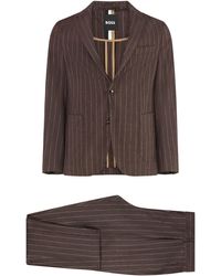 BOSS - Hanry Linen Two-Pieces Suit - Lyst