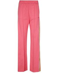 MSGM - Track-Pants With Decorative Stripes - Lyst