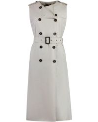 Moorer - Aurelia Techno Fabric Trench Coat - Lyst