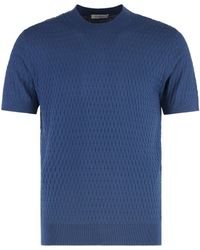 Paolo Pecora - Cotton Short Sleeve Sweater - Lyst