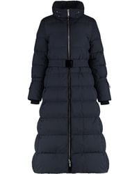Moorer - Dorianne Belted Long Down Jacket - Lyst