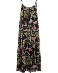 RED Valentino - Long Dress With Colorful Print, Versatile And Casual - Lyst