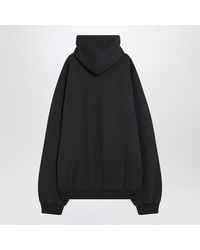 Balenciaga Athletes Oversized Hoodie in Black | Lyst