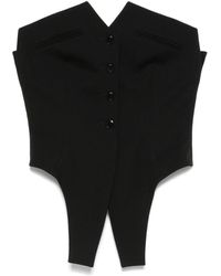 Alexander Wang Deconstructed Vest By in Blue | Lyst