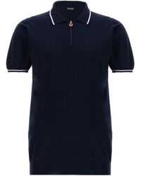 ポロシャツ KITON CIRO PAONE Wool polo shirt Blu Kiton Ciro Paone Polo Shirt in Gray for Men | Lyst