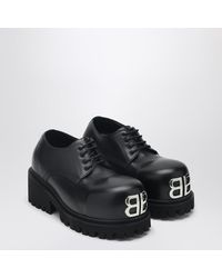 Balenciaga Strike Derby Shoes in Black for Men | Lyst