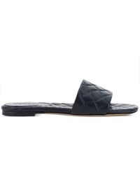 Bottega Veneta - Braided Pattern Amy Flat Mule Shoes - Lyst