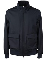 Herno - Layers Wool Storm Bomber Jacket - Lyst