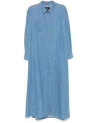 7 For All Mankind - Icy Maxi Shirt Dress - Lyst