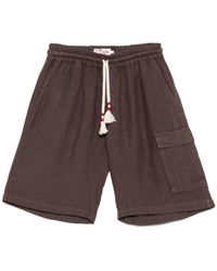 Mc2 Saint Barth - Linen 'Marseille' Shorts - Lyst