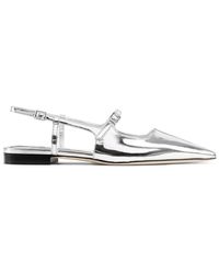 Jimmy Choo - Didi Leather Ballet Flats Shoes - Lyst