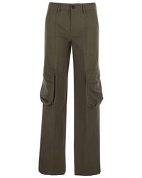 Grifoni - Pants With With Applied Cargo Pockets - Lyst