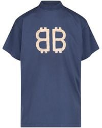 Balenciaga - Oversize Logo T-Shirt - Lyst