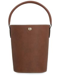 Longchamp - Épure Leather Mini Bucket-Bag - Lyst