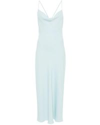 Calvin Klein - Crepe Low Back Drape Dress - Lyst