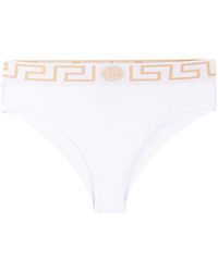 Versace - Greca Border High-Waisted Briefs - Lyst