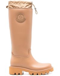 Moncler - High-Top Drawstring Rain Boots, 4Cm Sole - Lyst