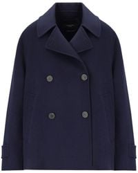 Weekend by Maxmara - Afone Double-Breasted Caban - Lyst